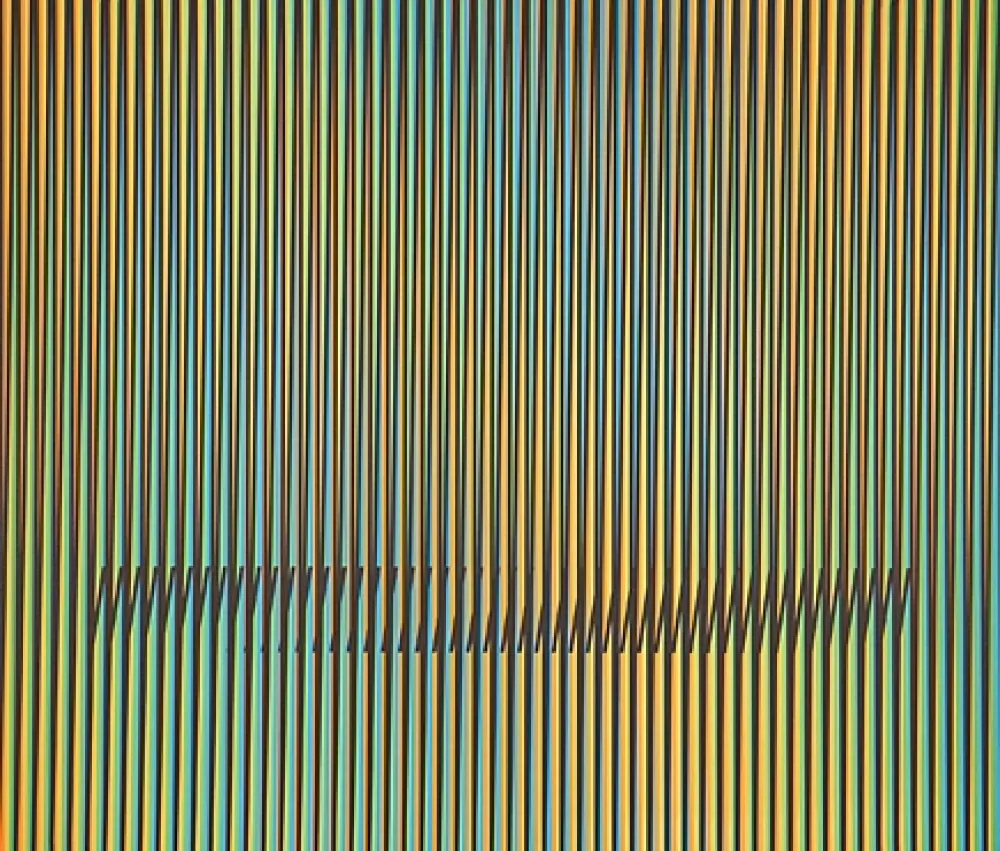 Litografia Cruz-Diez - Caura-1