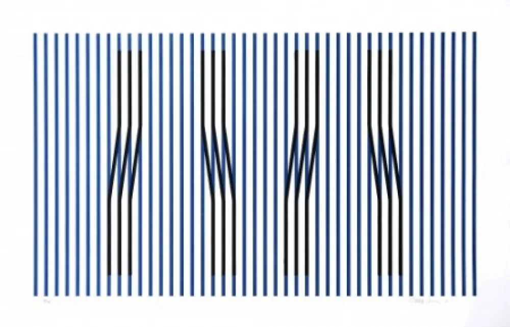 Água-Forte Cruz-Diez - Induction du Jaune Masnou	