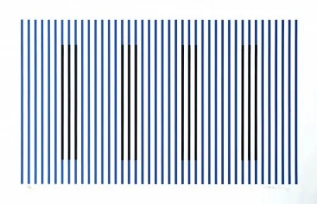 Água-Forte Cruz-Diez - Induction du Jaune Rioja