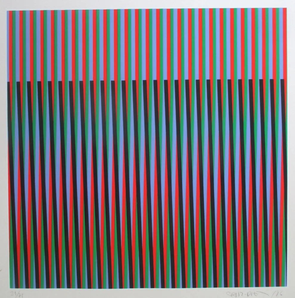 Serigrafia Cruz-Diez - No title