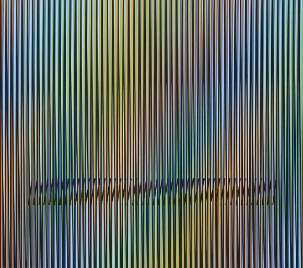 Litografia Cruz-Diez - Serie Caura - 14