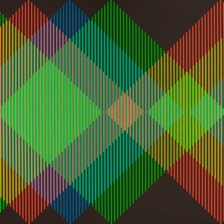 Litografia Cruz-Diez - Serie Semana - Miércoles	