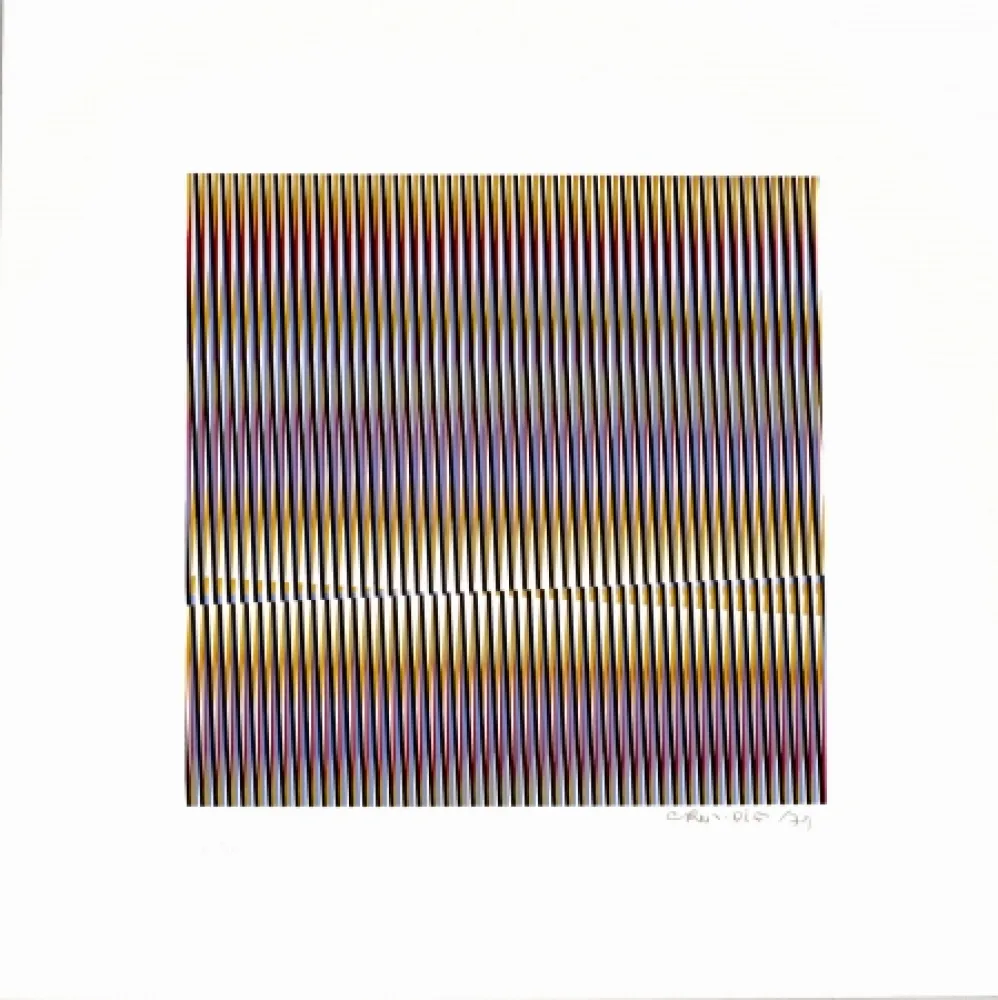 Serigrafia Cruz-Diez - Sin Titulo 