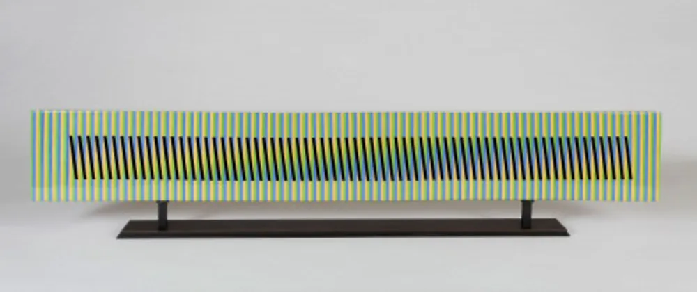 Cerâmica Cruz-Diez - Stèle horizontale 9