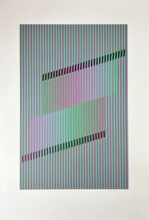 Serigrafia Cruz-Diez - Untitled