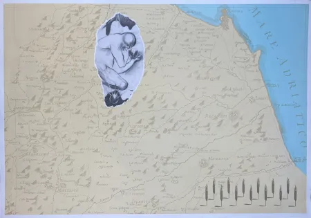 Litografia Cucchi - E il 1991 le Marche dichiarano guerra all'Umbria