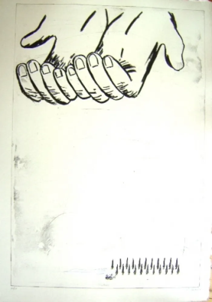 Gravura Cucchi - Les Mains