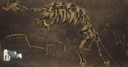 Monotipia Cucchi - Roma