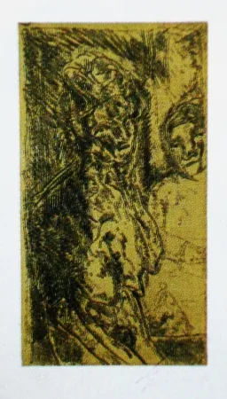 Água-Forte E Água-Tinta Cuevas - Autorretrato