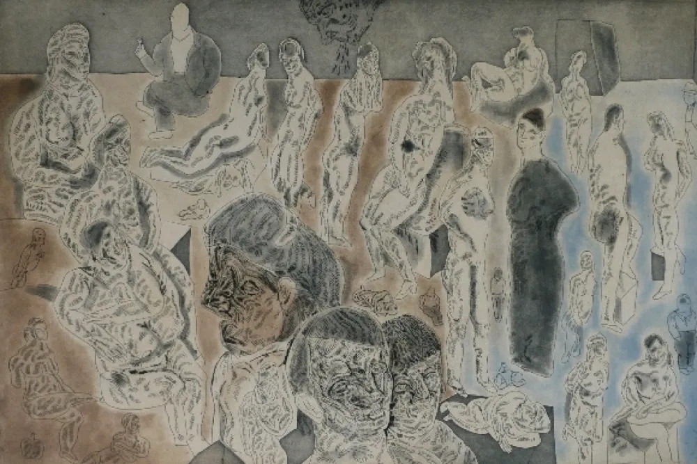 Água-Forte E Água-Tinta Cuevas - Barrion chino I