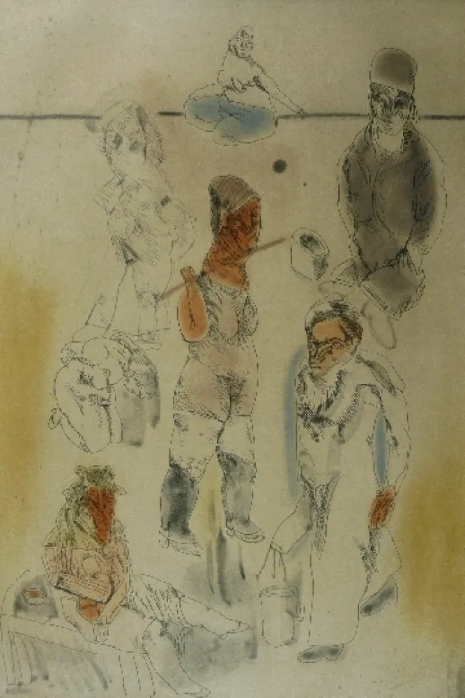 Água-Forte E Água-Tinta Cuevas - Barrion chino II