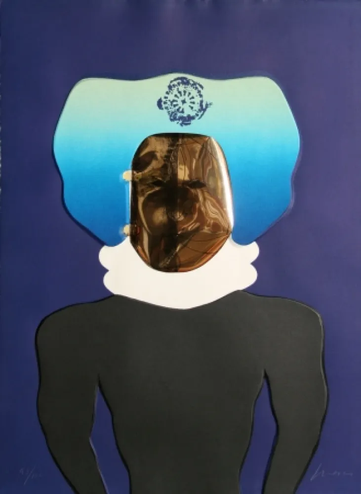 Talhe-Doce Cuevas - La Mascara from the Homage to Quevedo Portfolio