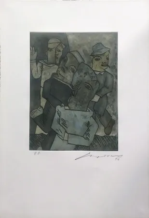 Gravura Cuevas - UNKNOWN TITLE