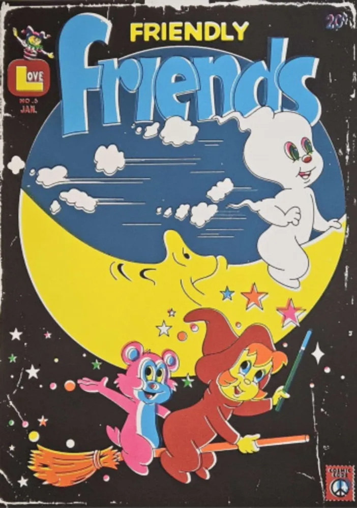 Litografia Dabs - Friendly friends