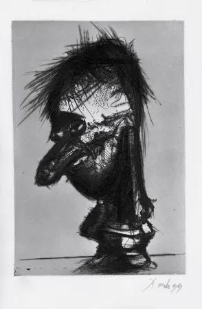 Água-Forte E Água-Tinta Dado - Autoportrait