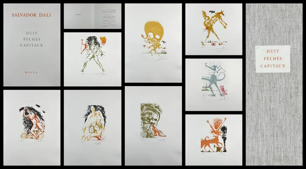 Gravura Dali - 8 Mortal Sins Suite