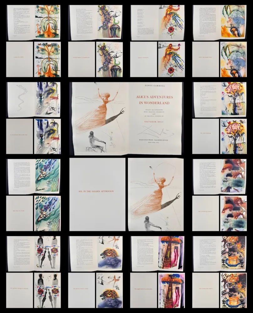 Gravura Dali - Alice in Wonderland Complete Suite