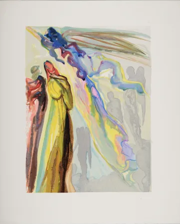 Xilogravura Dali - Apparition de l'ancêtre, 1963