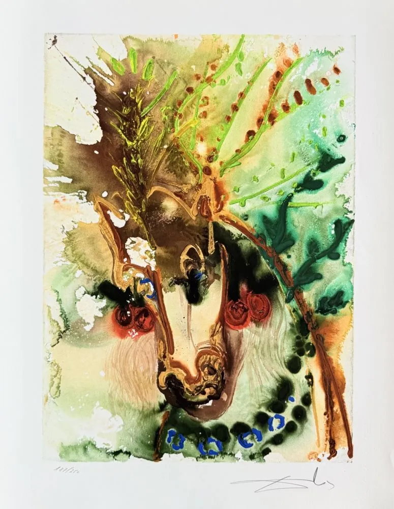 Litografia Dali - Bucéphale