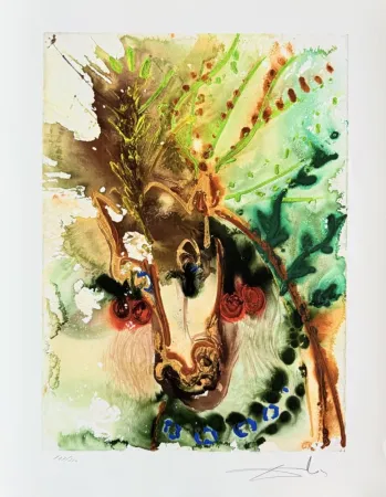 Litografia Dali - Bucéphale