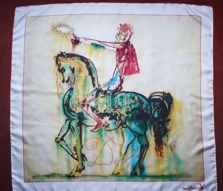 Serigrafia Dali - Chevaux daliniens - Le chevalier romain