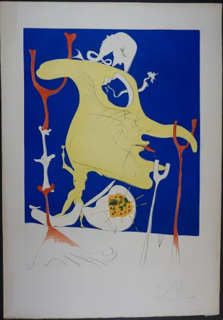 Gravura Dali - Cnquest of Cosmos The Last Comer of The Last Planet