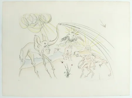 Gravura Dali - Composition