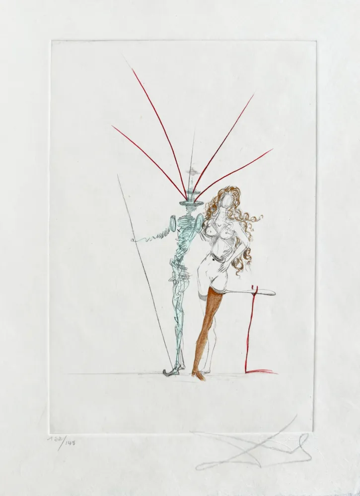 Gravura Dali - Couple Frontispiece