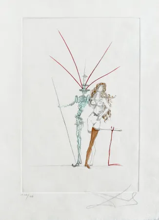 Gravura Dali - Couple Frontispiece