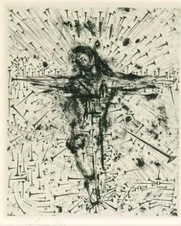 Água-Forte Dali - Crucifixion, from Apocalypse de Saint Jean