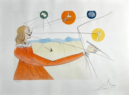 Gravura Dali - Dalinean Prophecy