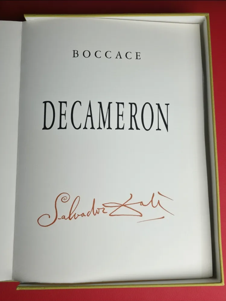Livro Ilustrado Dali - Decameron 1972 - E.A copy from Rigal archive