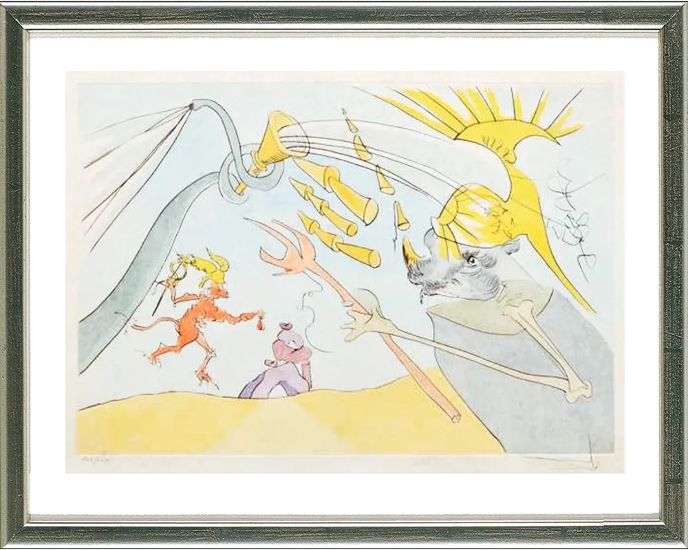 Ponta-Seca Dali - Der Elefant und der Affe Jupiters /  The elephant and Jupiter's monkey