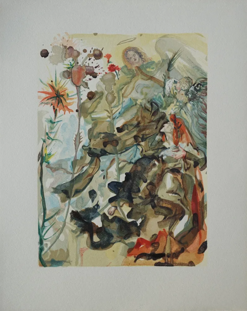 Xilogravura Dali - Divine Comédie, Paradis 25, Saint Jacques de l'Espérance