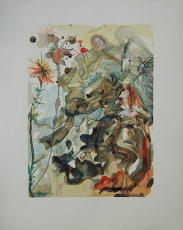 Xilogravura Dali - Divine Comédie, Paradis 25, Saint Jacques de l'Espérance