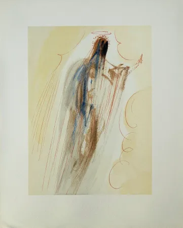 Xilogravura Dali - Divine Comédie, Paradis 29, La création des anges