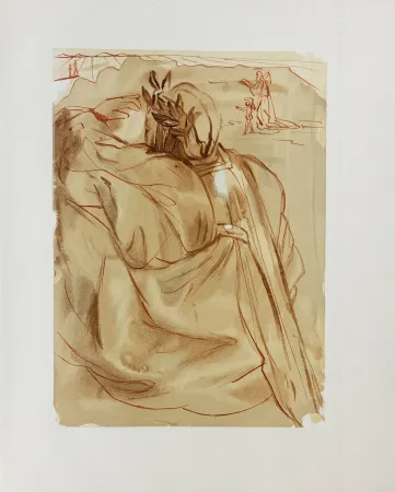 Xilogravura Dali - Divine Comédie, Purgatoire 30, L'annonce d'un grand événement