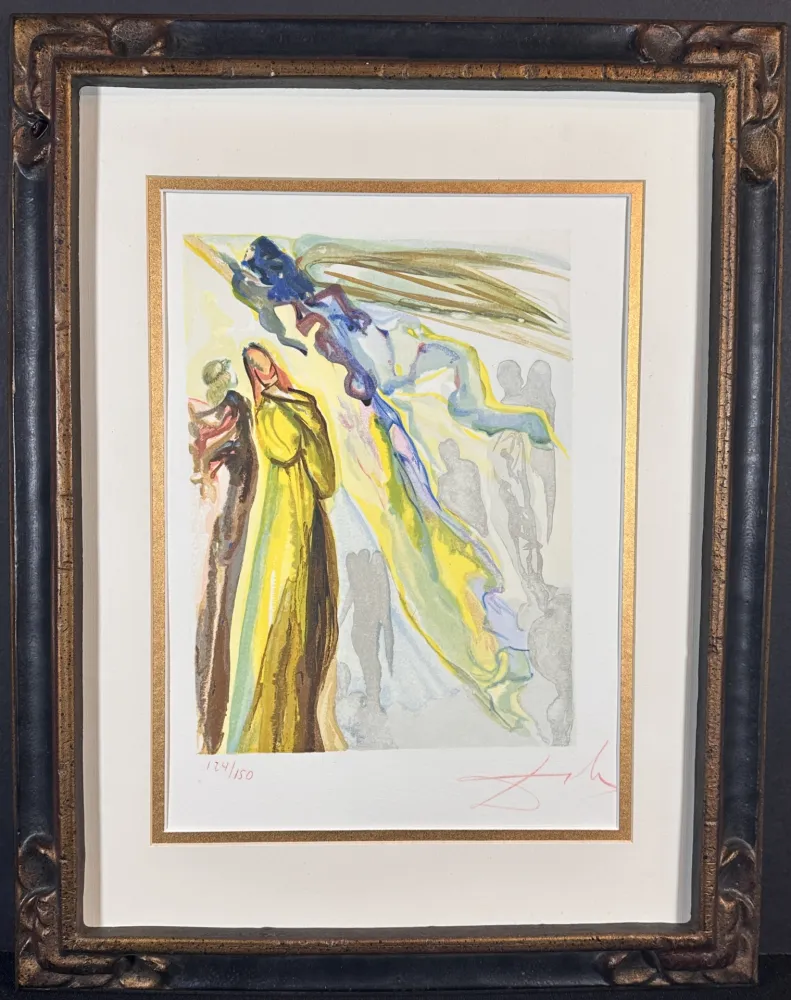 Xilogravura Dali - Divine Comedy Heaven Canto 11