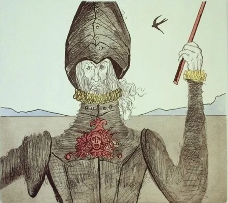 Água-Forte E Água-Tinta Dali - Don Quijote