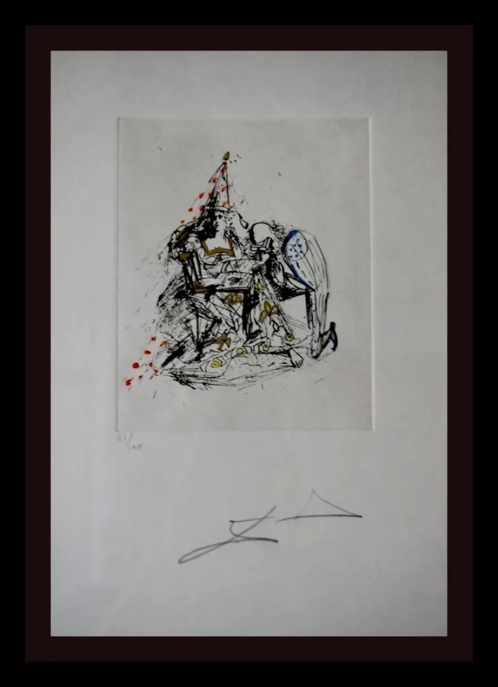 Gravura Dali - Fantômes Le Soupirant