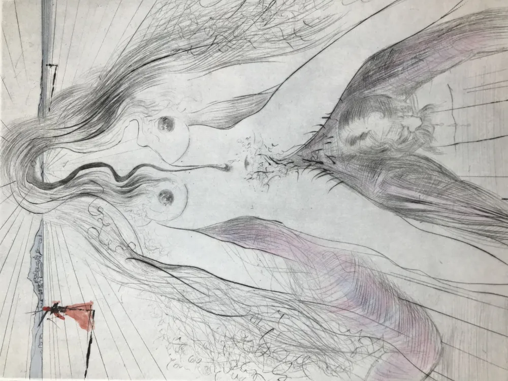 Múltiplo Dali - Femme à cheval (women on Horseback )