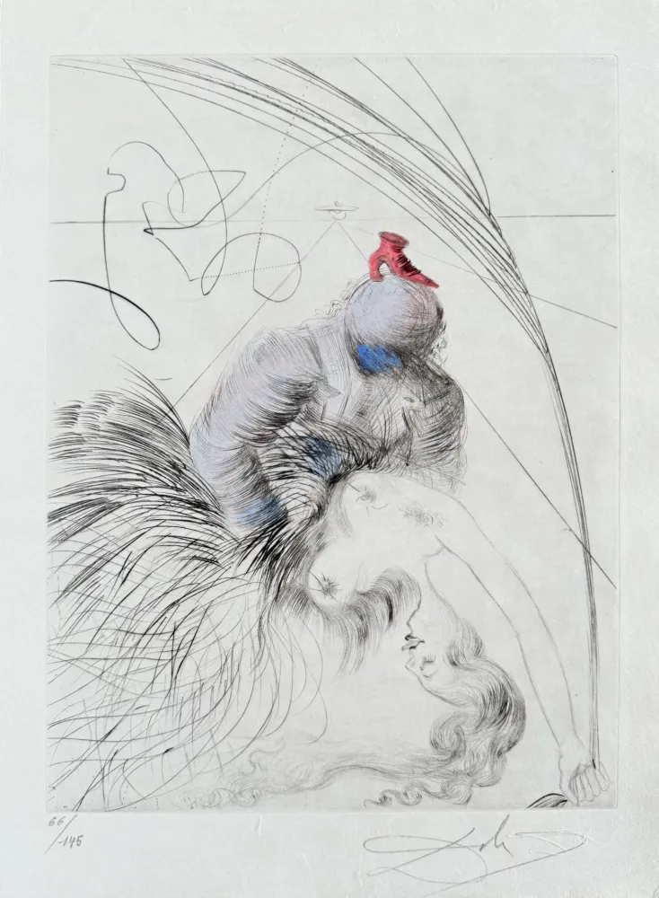 Gravura Dali - Femme à la chaussure