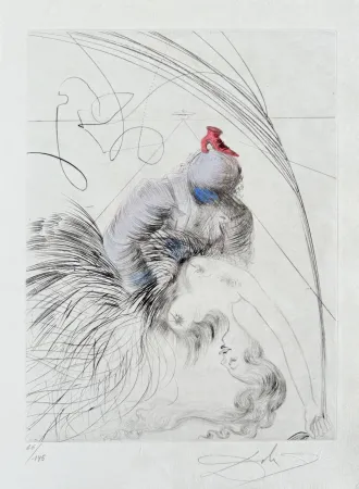 Gravura Dali - Femme à la chaussure