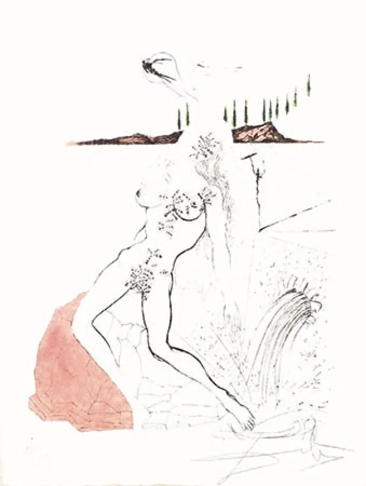 Gravura Dali - Femme a la Fontaine (Woman at the Fountain)