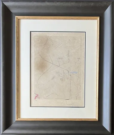 Múltiplo Dali - Femme à le béquille ( Woman with Crutch ) 