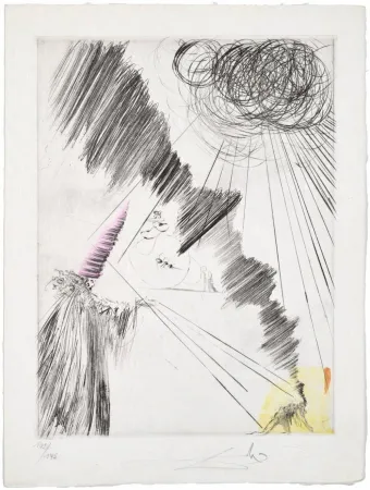 Ponta-Seca Dali - Femme au clown (Woman with Clown)