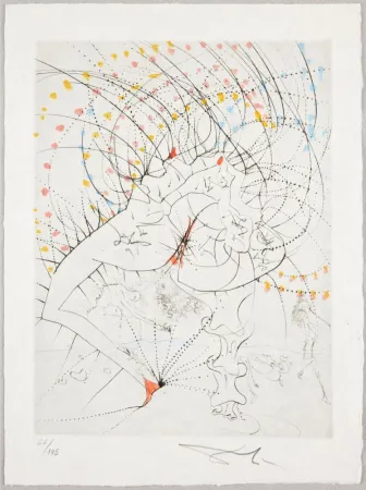 Água-Forte Dali - Femme-feuille, Leaf-woman