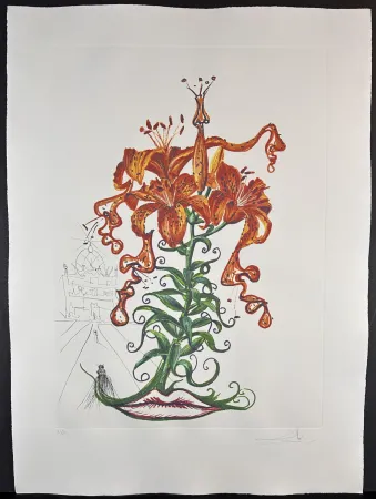 Gravura Dali - Florals Tiger Lilies