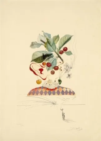 Gravura Dali - Flordali - Cerises Pierrot