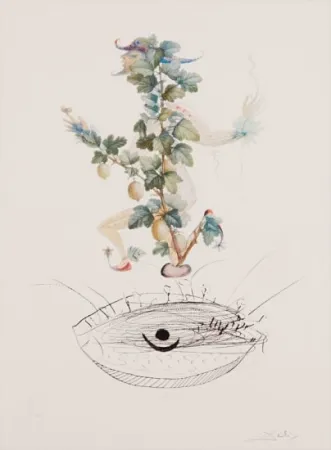 Gravura Dali - Flordali - Révérence du Groseiller